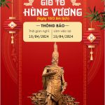 Thông báo lịch nghỉ lễ Giỗ Tổ Hùng Vương năm 2024