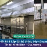 Chuyên Thiết kế Lắp đặt hệ thống bếp công nghiệp tại Ninh Bình