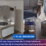 Thi công bếp ăn cúng dường Chùa Long Hưng tại Đông Anh