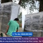 Lắp đặt bếp ăn cúng dường Chùa Đông Khánh tại Thái Nguyên